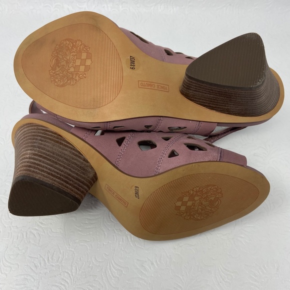 VINCE CAMUTO Deverly Cutout heeled sandals 6.5 W - Picture 7 of 7